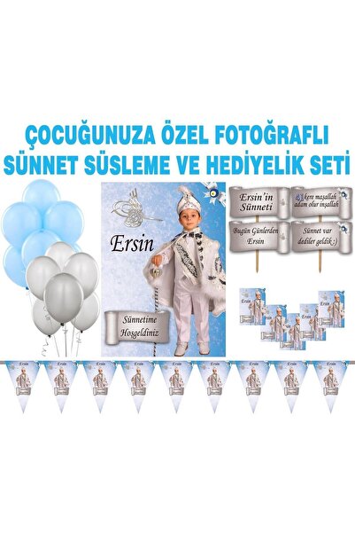 Sunligo Sünnet Süsleme Ve Hediyelik Seti Afiş, Magnet, Flama, Konuşma Balonu,...