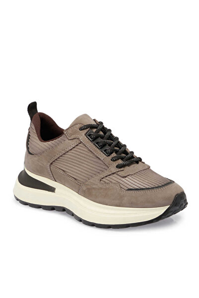 Tergan Vizon Deri Tekstil Erkek Sneaker - E24S1AY57059-U3X
