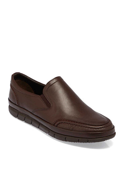 Tergan Kahverengi Hakiki Deri Erkek Casual Ayakkabı - E24I1AY56773-A24
