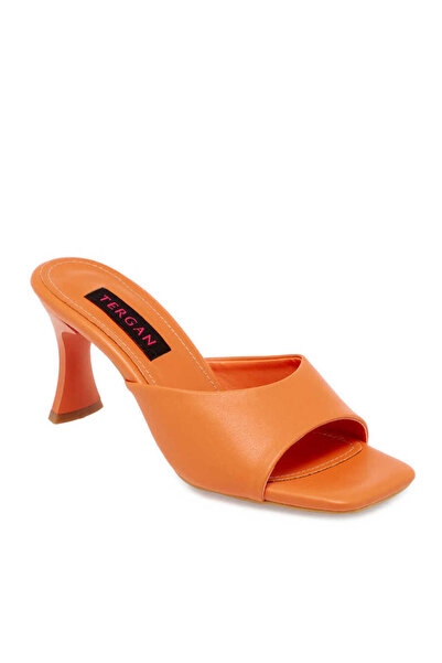 Tergan Turuncu Vegan Kadın Terlik - K24Y1TR67446-Q6L