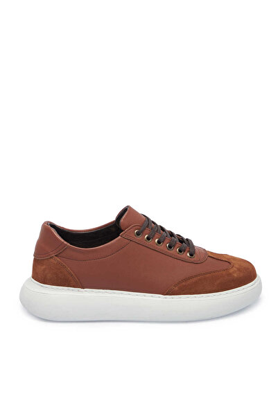 Tergan Tan Genuine Leather Men's Sneaker - E25I1Ay57223-A29