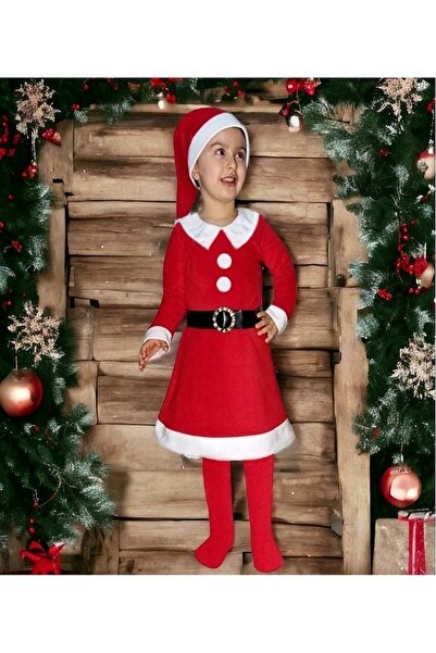 KOSTÜMCE Костюм Санта-Клауса для дівчинки