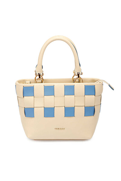 Tergan Krem Hakiki Deri Kadın El Çantası - S25Y1BC80408-V4I