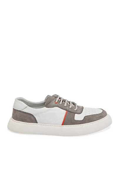 Tergan Gri Hakiki Deri Erkek Sneaker - E24I1AY56814-A40