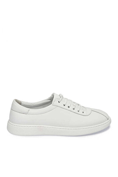 Tergan Beyaz Hakiki Deri Erkek Sneaker - E24I1AY56838-A26