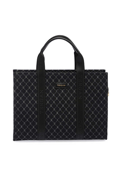 Tergan Siyah Tekstil Kadın El Çantası - S25Y1TWC0709-R0P