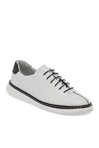 Tergan Beyaz Hakiki Deri Erkek Sneaker - E24I1AY56812-A26