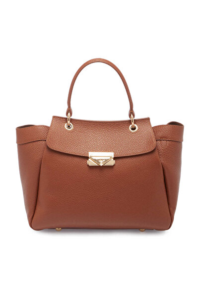 Tergan Taba Hakiki Deri Kadın Omuz Çantası - S25Y1BC80384-U5G