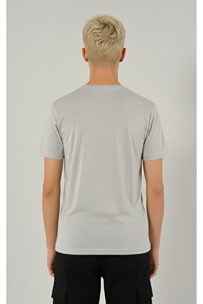 DAVID&GERENZO Μαύρο μπλουζάκι με λαιμόκοψη με λεπτομέρεια από διχτυωτό λουλούδι