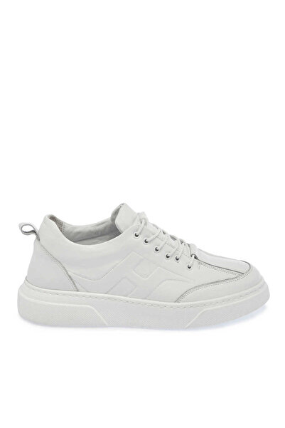 Tergan Beyaz Hakiki Deri Erkek Sneaker - E25I1AY57167-A26