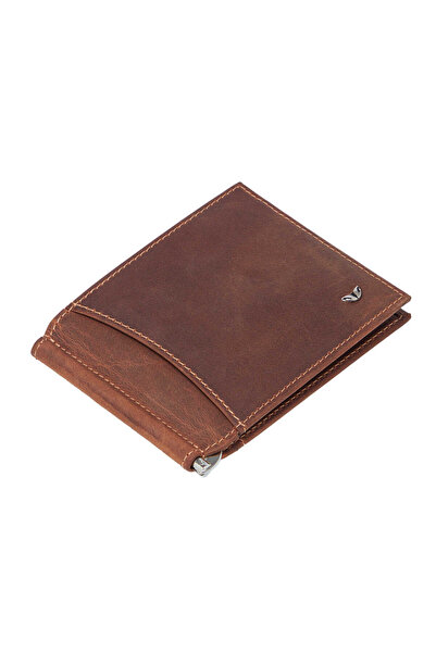 Tergan Kahve Hakiki Deri Erkek Cüzdan - S1CE00001399-X25