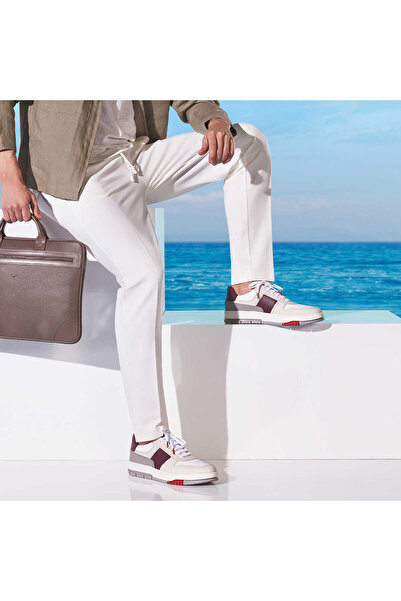 Tergan Bej Hakiki Deri Erkek Sneaker - E24I1AY56731-A25