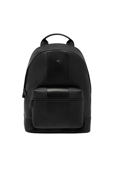 Tergan Siyah Hakiki Deri Unisex Sırt Çantası - S1SR00021491-M4H