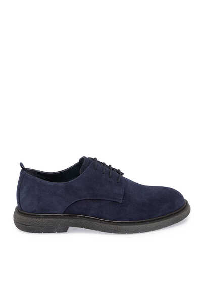 Tergan Lacivert Hakiki Süet Deri Erkek Casual Ayakkabı - E24S1AY57075-D44