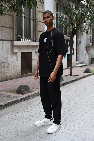 Rocqerx Μπλουζάκι R-5792 Model Single Jersey - Λεπτομέρεια σωλήνων