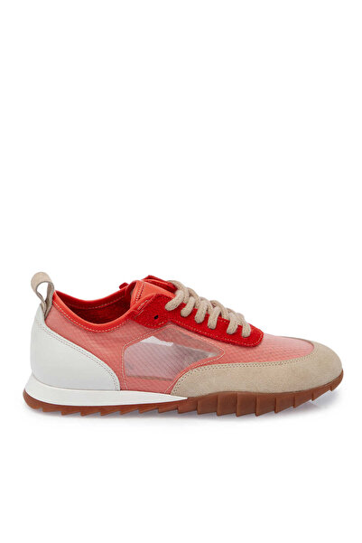 Tergan Pembe Hakiki Süet Deri Kadın Sneaker - K25I1AY68117-U8P