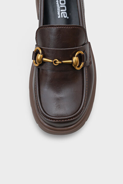 Capone Outfitters Jessie Trak Tabanlı Metal Tokalı Kadın Loafer