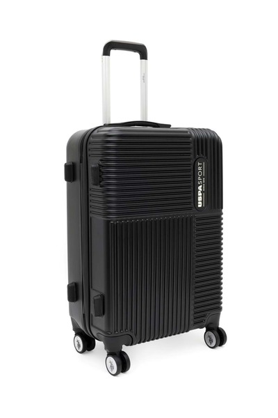 U.S. Polo Assn. Siyah Orta Boy Valiz