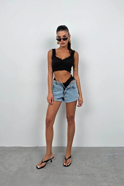 Modayakamoz Lace Detailed Bustier