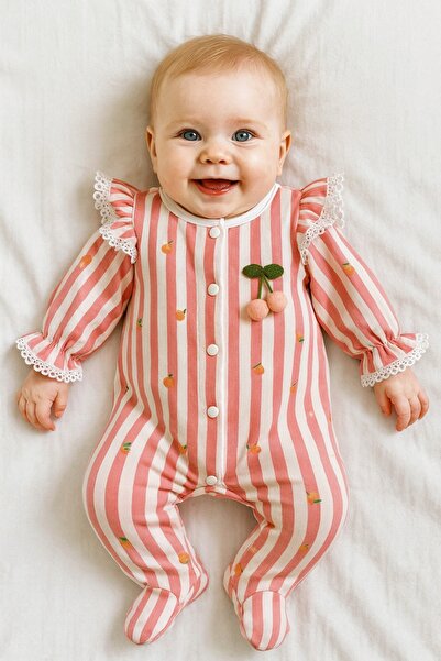 GizaKids 100% Cotton Baby Girl Rompers