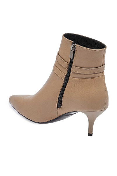 Tergan Vizon Hakiki Deri Kadın Bot - K23K1BT66937-A44