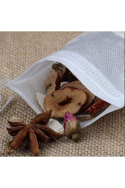 Generic 100Pcs Disposable Drawstring Tea Filter Bags (5x7 cm)