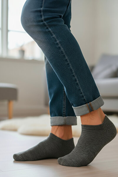 Bravie Ανδρικές κάλτσες Bamboo 786 Σκούρο Γκρι