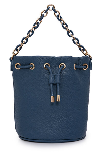 Cambridge Polo Club Cambirdge Polo Club Chain Detailed Drawstring Women's Shoulder Bag Mb03