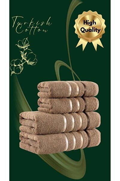 Karna Home Bath Towel Set 4 Pieces Bale Premium - 70X140Cm X2 / 50X90Cm X2