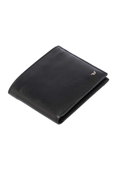 Tergan Black Genuine Leather Men's Wallet - S1Ce00001661-B06