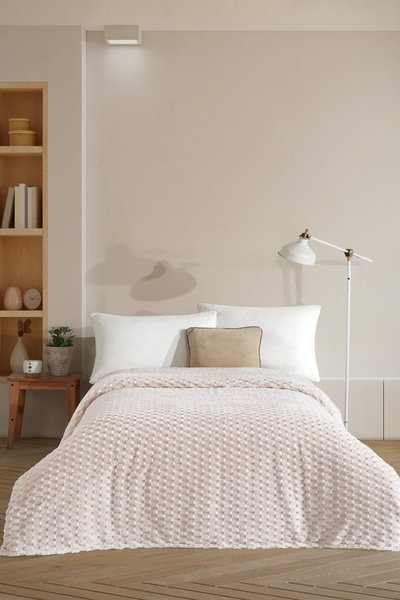 Elart Κουβέρτα Star Double Wellsoft (180x220 cm) Κρέμα