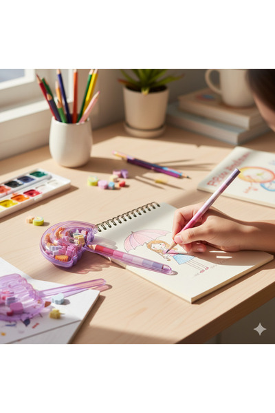 Flying Tiger Copenhagen Gökkuşağı Kutulu Kalem ve Silgi Seti