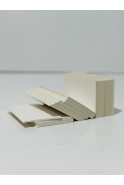 Orbak Kağıt Boş Kelime Kartları Etiket 5X8cm 100 Adet Boş Kart Boş Kartvizit