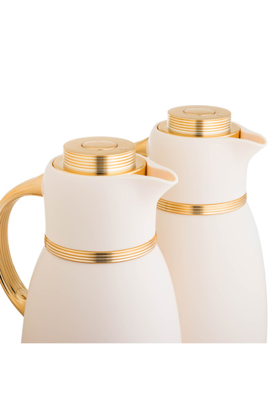 casa rosa 2-piece tea and coffee thermos set 1 liter
