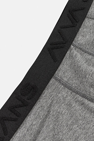 Avva Men's Anthracite Basic Cotton Single Regular Fit Boxer B009510