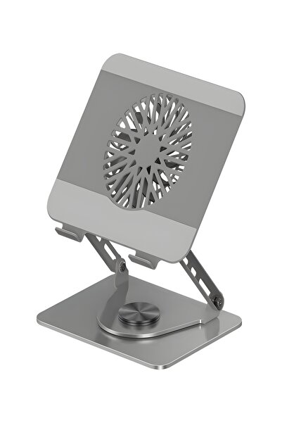DEANB 10-17.3” Magnetli Fanlı Laptop ve Tablet Standı | Carbon 360° Döner Mek...
