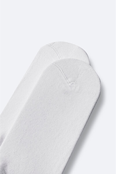 Avva Erkek Beyaz Pamuklu Sneaker Çorap B008553