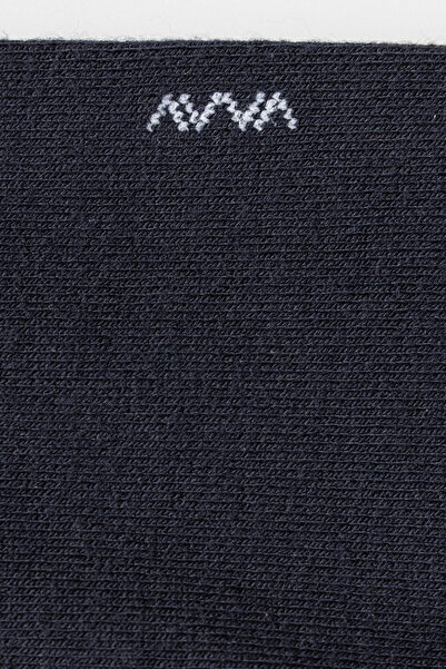 Avva Erkek Lacivert Pamuklu Patik Çorap B008556