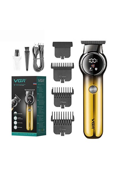 divendi-ro Trimmer profesional VGR V-989, pentru barbă, contur și corp, afișaj LED