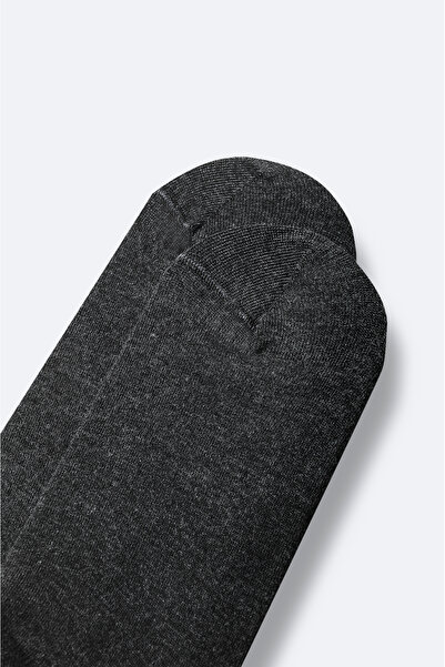 Avva Мъжки памучни чорапи антрацит B 008553