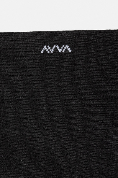 Avva Erkek Siyah Pamuklu Patik Çorap B008556