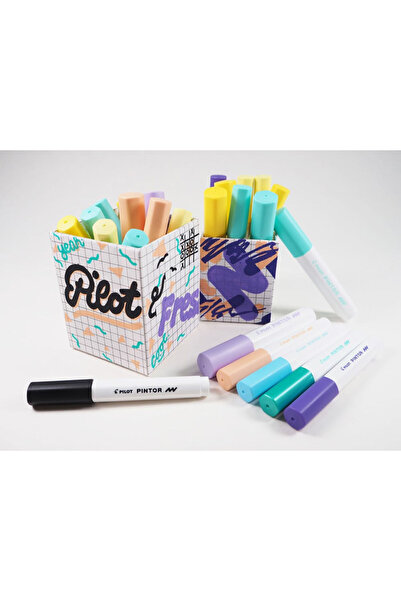 Pilot Marker Pintor cu vârf rotund 0,7 mm albastru