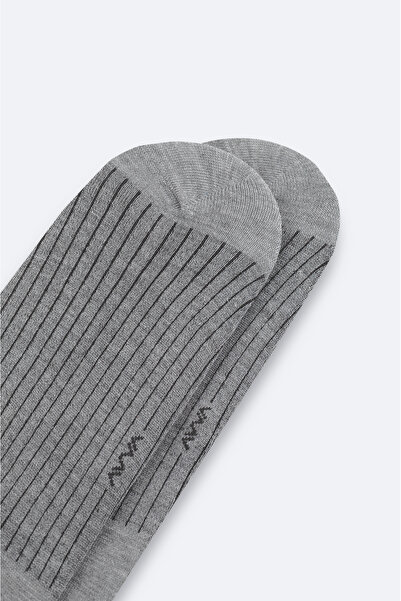 Avva Мъжки сиви бамбукови чорапи за маратонки A51Y8504