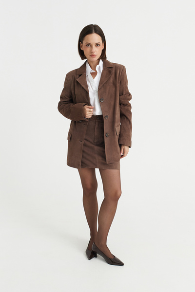 HYPNOTIC HUMAN Blazer Ceket Rahat Kesim Suet