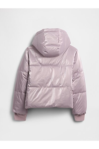 GAP Kız Çocuk Mor ColdControl Max Shine Şişme Ceket