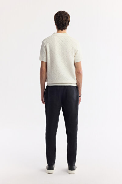 Avva Чоловіча футболка з коміром-поло з бавовняного трикотажу, прямий крій A51Y5040