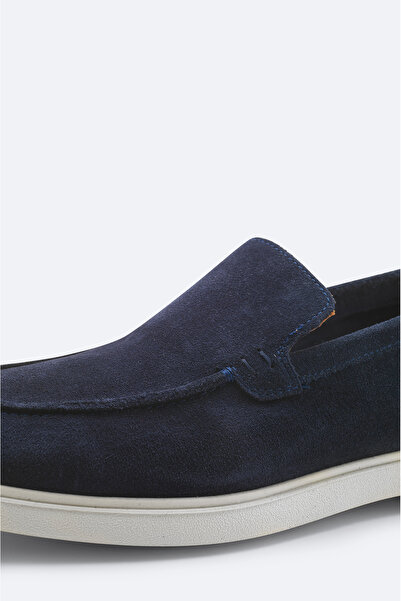 Avva Чоловічі темно-сині 100% замшеві легкі мокасини A51Y8003