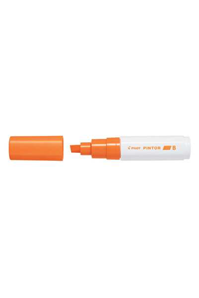 Pilot Pintor paint marker, beveled tip, 8 mm, orange