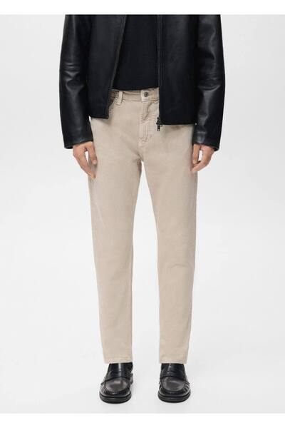 MANGO Man Ben cropped tapered fit jean pantolon