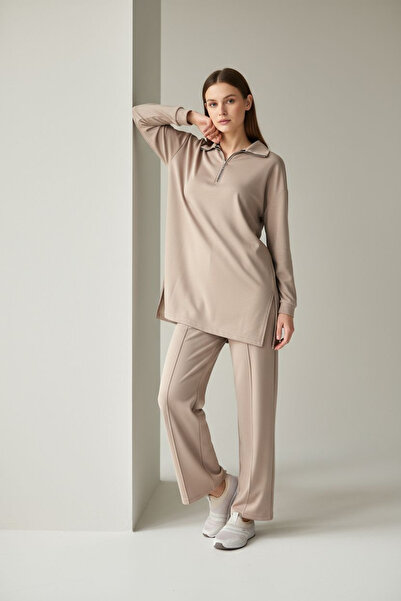 ENDAMIM بدلة رياضية واسعة الساق مع بنطلون من BOĞAZI FERUARLI